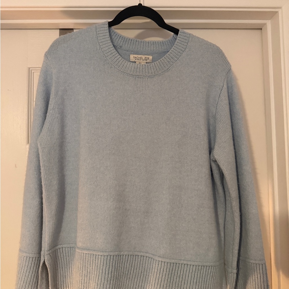 Rachel Zoe Soft Blue Women's Crew Neck Sweater